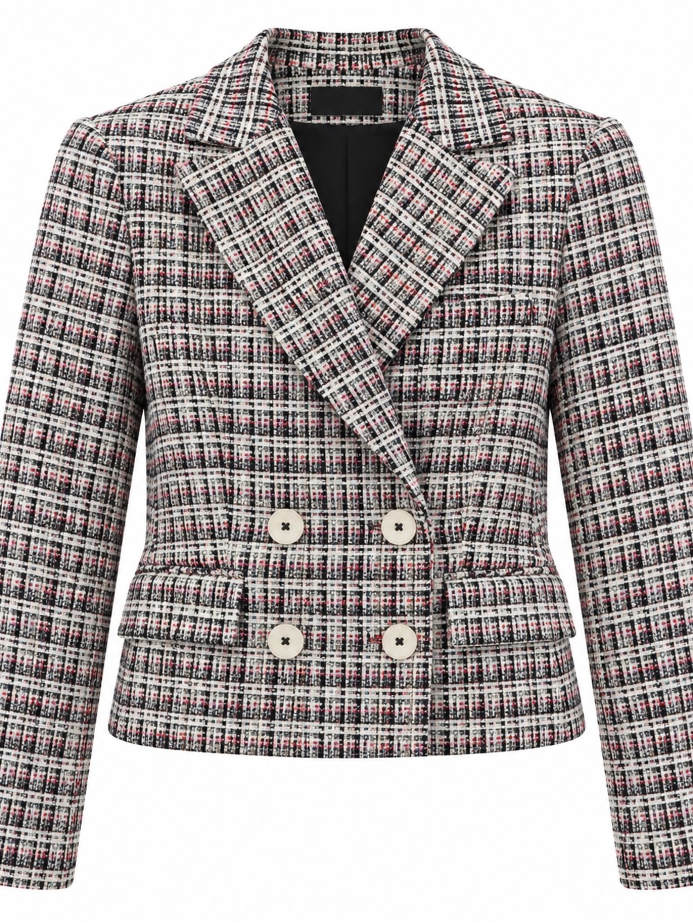 NEW Zara tweed double-breasted blazer, size M.